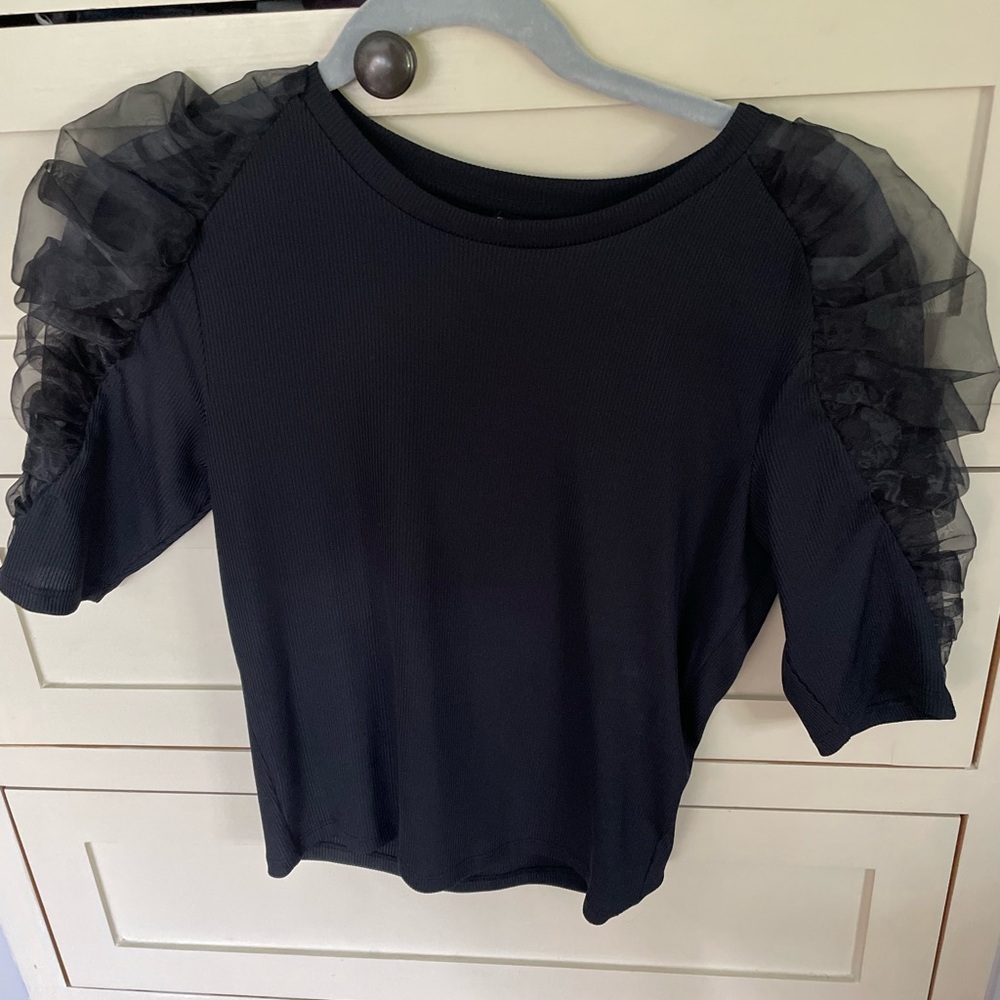 Black Zara Top!! Great Condition!!!🖤🖤
